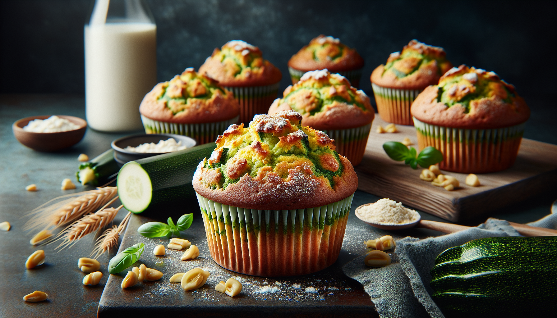 muffins con zucchine